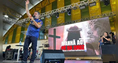 Imagem ilustrativa da notícia: Vídeo: "Manhã ao Pé da Cruz" reúne centenas de fiéis em Marabá