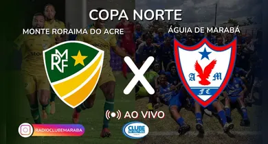 Imagem ilustrativa da notícia: AO VIVO: Acompanhe aqui a partida entre Monte Roraima e Águia