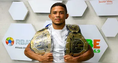 Imagem ilustrativa da notícia: Paraense supera alcoolismo, é bi mundial e entra na mira do UFC