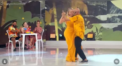 Imagem ilustrativa da notícia: Paraense Joba, do "Warilou", dança lambada com Eliana e viraliza
