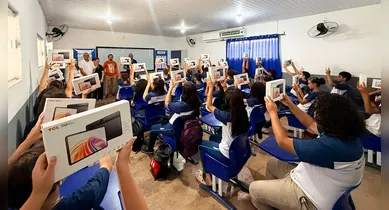 Imagem ilustrativa da notícia: Revolução digital chega à sala de aula de escola do sul do Pará