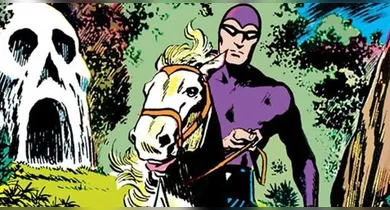 Imagem ilustrativa da notícia: Há 90 anos, o Fantasma mudou a história dos super-heróis