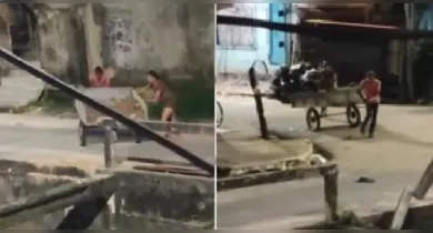 Imagem ilustrativa da notícia: Câmera flagra descarte irregular de lixo no canal da Pirajá