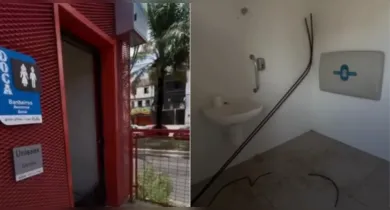 Imagem ilustrativa da notícia: Banheiro da Nova Doca é vandalizado em menos de seis meses de obra
