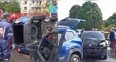 Imagem ilustrativa da notícia: Acidente trava trânsito na Augusto Montenegro nesta sexta-feira (10)