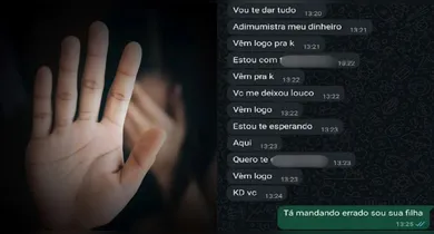 Imagem ilustrativa da notícia: Jovem descobre que foi estuprada pelo próprio pai após mensagens