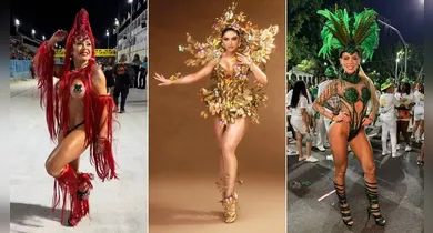 Imagem ilustrativa da notícia: Rainhas de bateria brilham em ensaio técnico do Rio