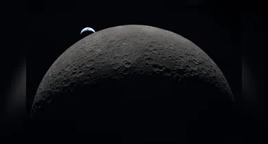 Imagem ilustrativa da notícia: NASA divulga fotos inéditas do lado oculto da Lua tiradas pela Artemis II