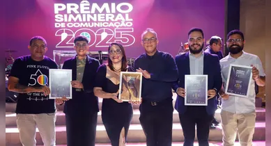 Imagem ilustrativa da notícia: Barba, cabelo e bigode: DOL, DIÁRIO E RÁDIO CLUBE vencem o prêmio Simineral 2025
