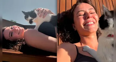 Imagem ilustrativa da notícia: Paolla Oliveira aparece sorridente em primeiro post pós-término