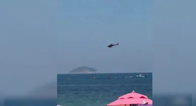 Imagem ilustrativa da notícia: Monomotor cai em Copacabana; um corpo é encontrado