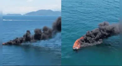 Imagem ilustrativa da notícia: Explosão em lancha deixa cinco feridos em Angra dos Reis