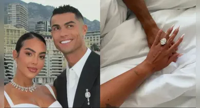 Imagem ilustrativa da notícia: Georgina sobre anel de noivado milionário de CR7: 'Era o mínimo'