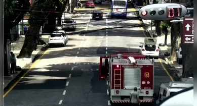 Imagem ilustrativa da notícia: Incêndio atinge supermercado Yamada, no térreo do Manoel Pinto da Silva