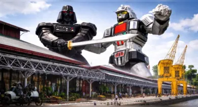 Imagem ilustrativa da notícia: VÍDEO: IA cria batalha de Jaspion contra Satan Goss em Belém