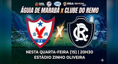 Imagem ilustrativa da notícia: AO VIVO: Confira a transmissão de Águia x Clube do Remo