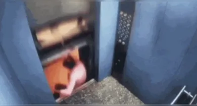 Imagem ilustrativa da notícia: Vídeo: homem escapa de esmagamento por elevador na Índia