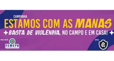 Imagem ilustrativa da notícia: Remo lança campanha contra violência contra a mulher em jogo no Baenão