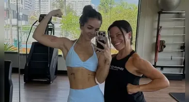 Imagem ilustrativa da notícia: Mel Maia surpreende com músculos e corpo sarado depois de treino
