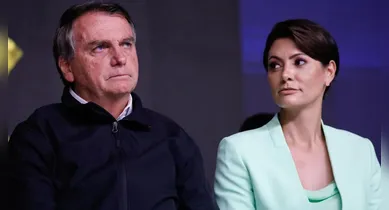 Imagem ilustrativa da notícia: Michelle afirma que Bolsonaro caiu e bateu a cabeça na cela 