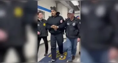 Imagem ilustrativa da notícia: VÍDEO: Maduro é levado à audiência de custódia em Nova York