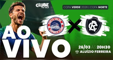 Imagem ilustrativa da notícia: Tem Jogo no DOL na Clube: ouça Porto Velho x Remo