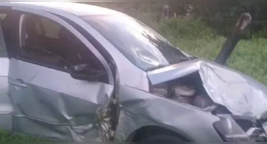 Imagem ilustrativa da notícia: Tragédia na BR-308: colisão entre carro e moto mata mulher no Pará