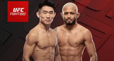 Imagem ilustrativa da notícia: Deiveson Figueiredo encara Yadong no card principal do UFC Macau