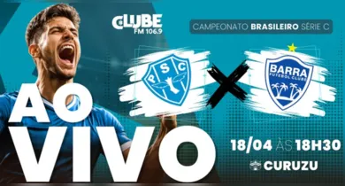 Imagem ilustrativa da notícia: Tem Jogo no DOL: Ouça ao vivo Paysandu x Barra-SC pela Série C