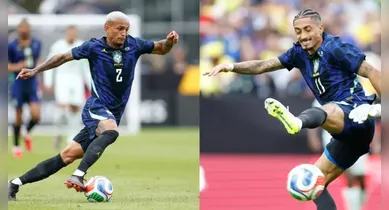 Imagem ilustrativa da notícia: Seleção Brasileira: Ancelotti corta Raphinha e Wesley por lesão