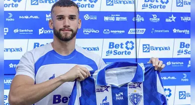 Imagem ilustrativa da notícia: Goleiro é apresentado no Paysandu e revela "mistura de emoções"