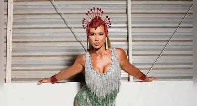 Imagem ilustrativa da notícia: Virginia pode perder posto de rainha de bateria da Grande Rio