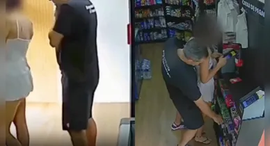Imagem ilustrativa da notícia: Vídeo: Homem assedia adolescente em mercado de condomínio