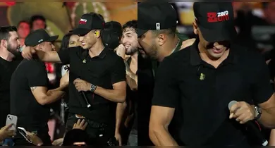 Imagem ilustrativa da notícia: Manim Vaqueiro sofre assédio de fã durante show no Ceará