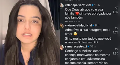 Imagem ilustrativa da notícia: Filha de Bruno Mafra recebe apoio de artistas e internautas após pronunciamento