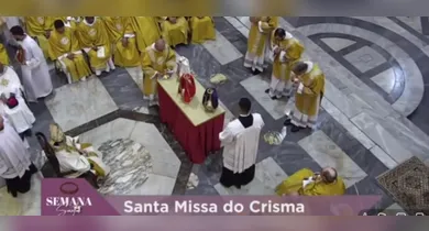 Imagem ilustrativa da notícia: Arcebispo Dom Júlio Akamine abençoa Santos Oléos em Belém