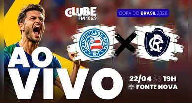 Imagem ilustrativa da notícia: Tem Jogo no  Dol: Ouça Bahia x Clube do Remo pela Copa do Brasil