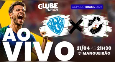 Imagem ilustrativa da notícia: Tem Jogo no DOL: ouça ao vivo Paysandu 0 x 0 Vasco