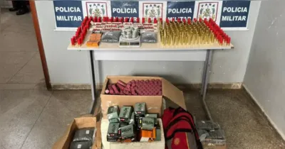 Operação Tolerância Zero apreendeu munições, pólvora e balins usados no comércio ilegal em Oriximiná.