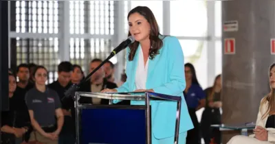 Governadora Hana Ghassan lança a operação "Escudo Feminino" em Belém, mobilizando forças de segurança em 85 municípios do Pará no combate à violência contra a mulher.