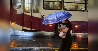 Moradores devem ficar atentos com chuvas mais fortes durante o dia.
