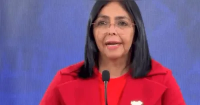 Delcy Rodríguez, assumiu nesta segunda-feira (5) como líder interina da Venezuela.