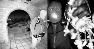 Imagens divulgadas pelo FBI mostram suspeito encapuzado manipulando a câmera de segurança da casa de Nancy Guthrie horas antes do desaparecimento.