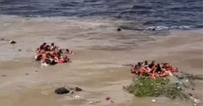 A corporação informou que as operações contam com helicóptero, drones e sonares de varredura lateral e vertical