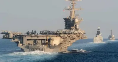O governo iraniano afirmou ter lançado quatro mísseis contra o porta-aviões USS Abraham Lincoln