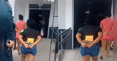 Polícia Militar do Pará prende mãe e filha por tráfico de drogas na Praia de Ajuruteua, Bragança.