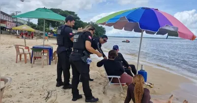 Além do patrulhamento, os policiais receberam orientação para divulgar o Protocolo SOS Mulher 190 em estabelecimentos, balneários e praias.