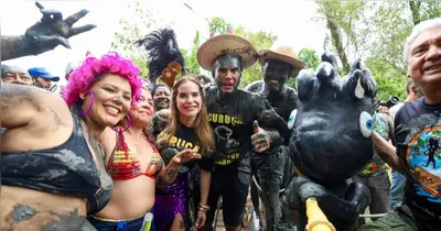 O governador Helder Barbalho participou da abertura do bloco e ressaltou o valor cultural do evento para o Pará.