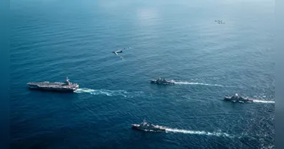 Alguns navios dos EUA já estão no mar do Caribe.