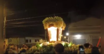 Milhares de fiéis estiveram na trasladação